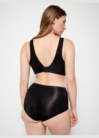 Чёрный бюстгальтер со съемными вкладышами без косточек xxl black (черный) (арт 10026t) Gisela