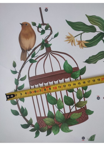Наклейка на стіну Pretty birds (лист 60 х 90 см) Б77-7 F005HT BRUP (358901469)