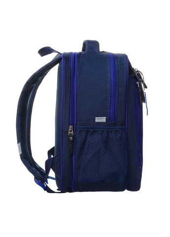 Дитячий ортопедичний рюкзак для школи "Космонавт" текстильний Відмінник 20 л 225 синій 1092 (0058070) Bagland (298570813)