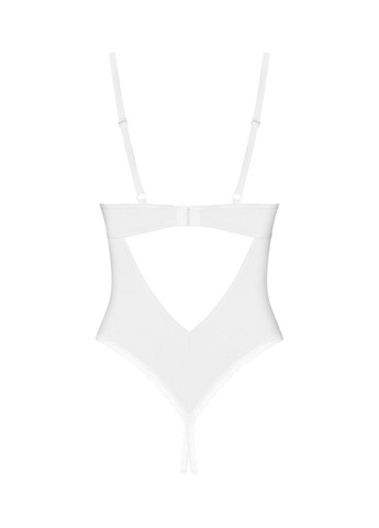 Боді з доступом Alissium crotchless teddy, M/L, ліф з м’якою чашкою, високі трусики Obsessive (358890760)