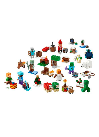 Новогодний адвент календарь ЛЕГО Майнкрафт 2025 Оригинал Minecraft Advent Calendar 2025 Lego (365251739)