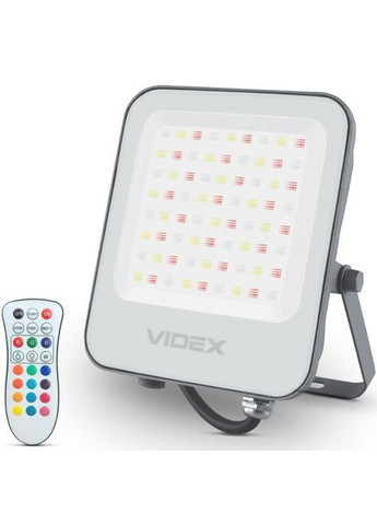 LED прожектор 50W RGB 220V VLF3-50-RGB повнокольоровий Videx (282312770)