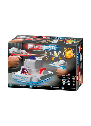 Ігровий набір для лазерних боїв - ПРОЕКТОР ANIMATED (2 ігр. бластери, 3 слайда-цілі) Laser X (339782829)