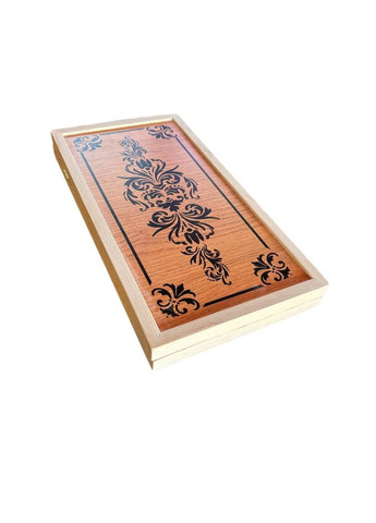 Дерев'яні Нарди з кубіками та фішками 40x40 см. No Brand (330774523)