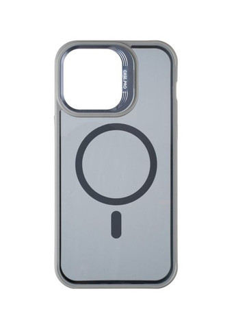 Чохол Elegant Bumper Case Camera stand (MagSafe) для iPhone 15 Grey Gelius (317192907)