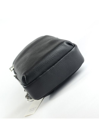 Чоловіча шкіряна сумка нагрудна слінг на одне плече з натуральної шкіри No Brand (305833993)