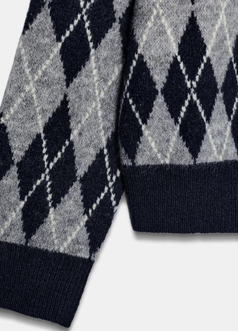 Комбинированный демисезонный свитер Zara