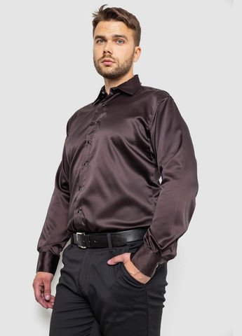 Сорочка чоловіча, колір бордовий, 214R3061 Ager (339602569)