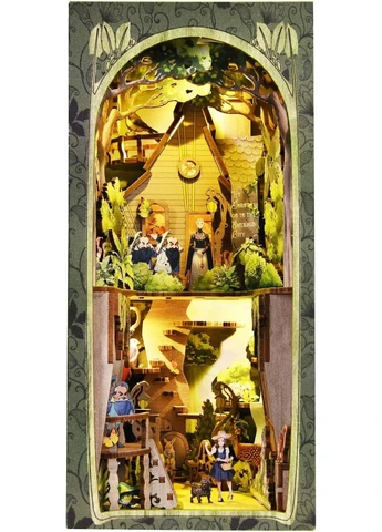 Бук Нук The Amazing adventures of Dorothy Book Nook DIY Інтерьерний конструктор SL-03 No Brand (362452996)