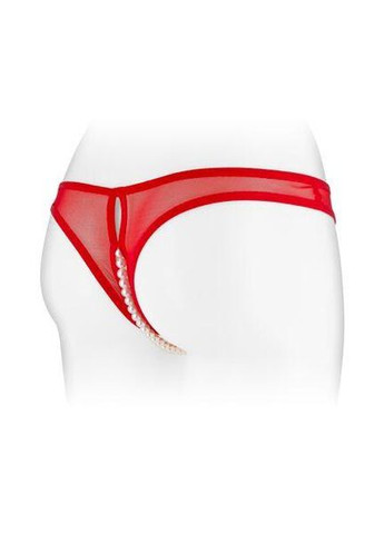 Трусики з перлинами і доступом Sophie Red Fashion Secret (297138484)