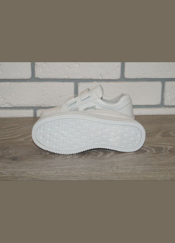 Білі осінні кросівки дитячі білі ABA 206-1
