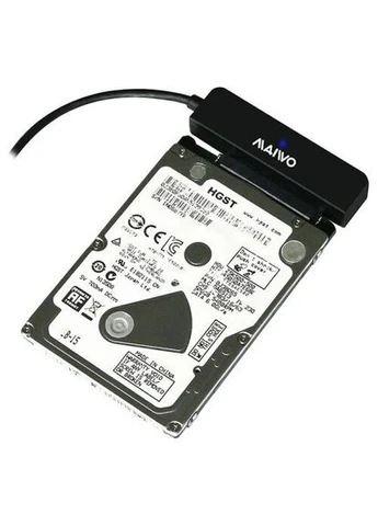 Адаптер USB K104A, Black, USB 3.0 - SATA, 50 см K104A BLACK Maiwo (395336567)