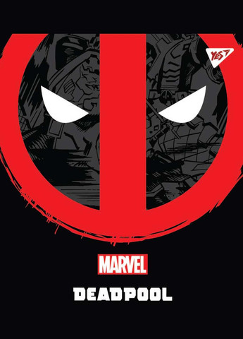 Набір зошитів Marvel Hero shields А5 в лінійку 12 аркушів 10 шт. () Yes 765175 (337471593)