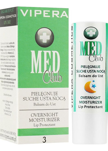 Бальзам для губ Med Club No 3 4g (86833-78823) Vipera (368611273)