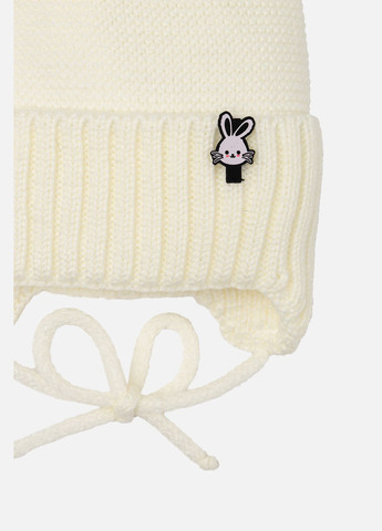 Комплект шапка и снуд для девочки колір молочний ЦБ-00262973 Yuki (307793887)