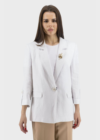 Жіночий лляний приталений піджак з брошкою (, ), 27865 Mare Sole (329727142)