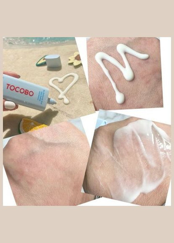 TOCOBO Легкий увлажняющий солнцезащитный крем Bio Watery Sun Cream SPF50+ Pa++++, 50 мл — Крем, Южная Корея (329999265)