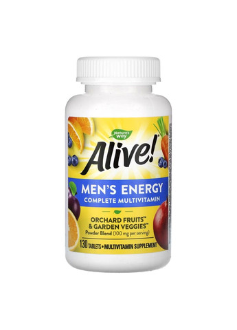 Комплексные Мультивитамины для Мужчин для поддержки Энергии Men's Energy - 130 таб Nature's Way (284119866)