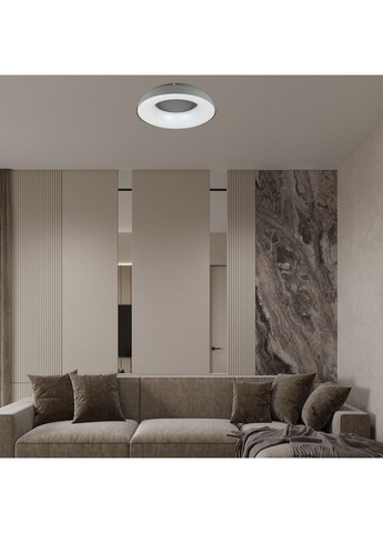 Потолочная LED люстра 58см 80W с пультом и приложением (97-MX6018 (580) DGY) No Brand (370069926)