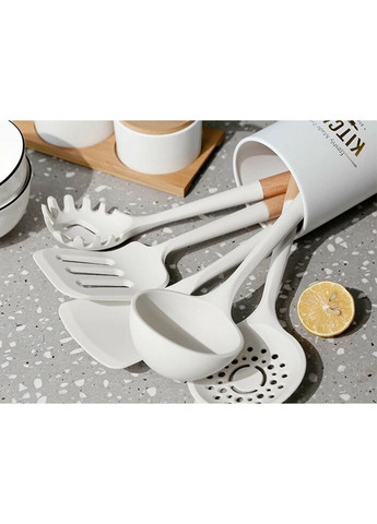 Набір кухонного приладдя 7367 11 предметів білий No Brand (322124414)