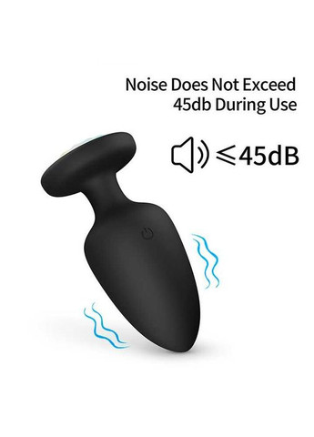 Светящаяся анальная пробка с вибрацией 10X Light Up Rechargeable Anal Plug - 9,8*4,4 см - Анальные игрушки - (372734388)