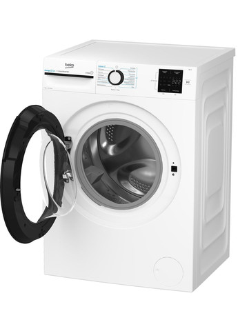 Стиральная фронтальная машина, 9кг, 1200, A+++, 55см, дисплей, инвертор, пара, белый BEKO (314981035)