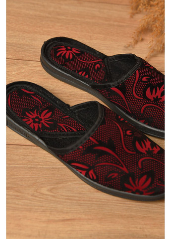 Бордовые тапочки женские бордового цвета Let's Shop