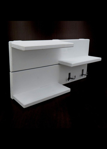 Полиця для ванної з дерева Кассель зефір (ВНП-001420) No Brand (328091800)