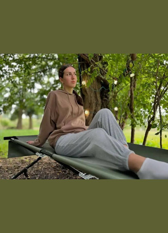 Раскладушка Base Camp Camping Bed Olive Green No Brand (316446880)