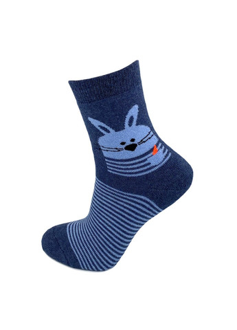 Комбіновані шкарпетки дитячі, махрові. тваринки в полоску. набір з 3-х пар. kолір: кольоровий мікс Крокус смужки (367973647)