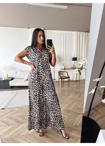 Комбинезон Peony комбинированный шелк