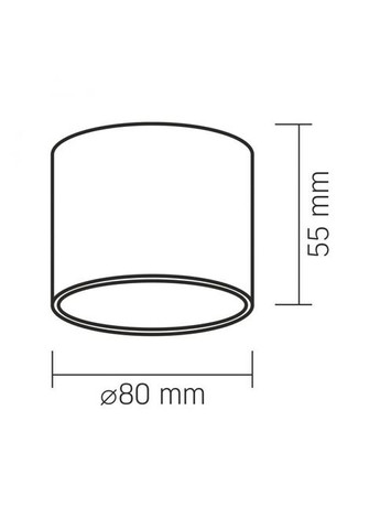 Світильник точковий Videx VL-SPF26A-B (354228581)