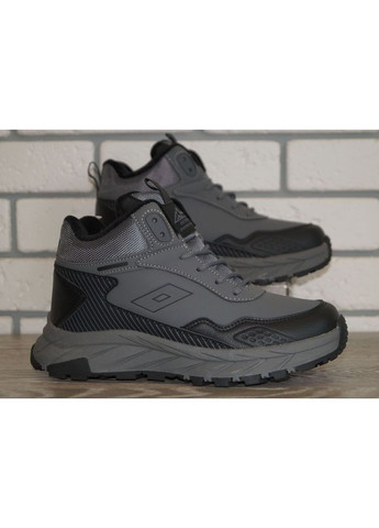 Черевики зимові підліткові сірі з чорним FDEK (361868118)