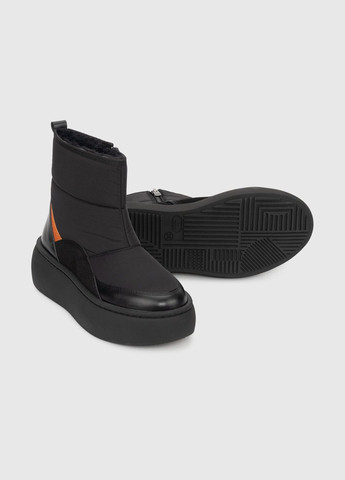 Черные дутики для девочки k-120 черный (2000990242860w) shop (2000990242860) OGGO