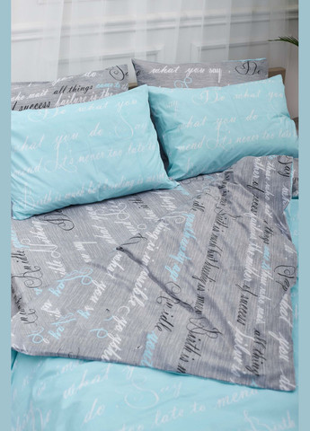 Комплект постільної білизни полуторний 143х210 наволочки 2х50х70 Бязь Gold Люкс (MS-820000711) Moon&Star Autograph Mind (285717788)