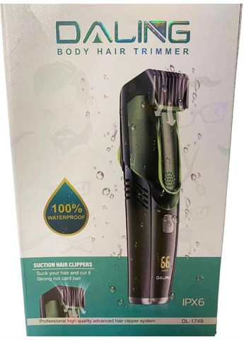 Мужской аккумуляторный триммер Daling с регулировкой длины на корпусе для стрижки бороды 5 Вт DL-1749 No Brand (322394943)