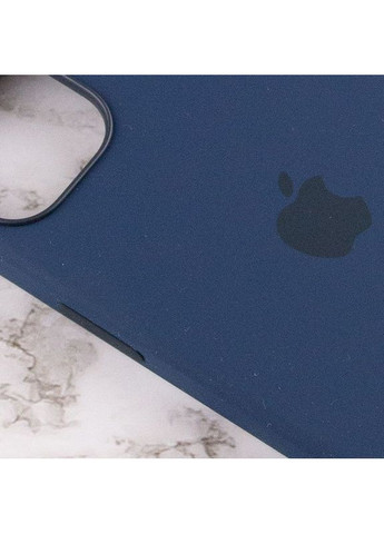 Чехол Silicone case (AAA) с MagSafe и Animation для Apple iPhone 13 (6.1") Темно-синий Epik (372499201)