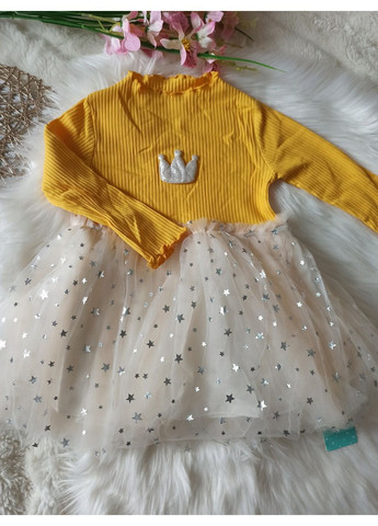 Жовта ніжне плаття для дівчинки No Brand (369964980)