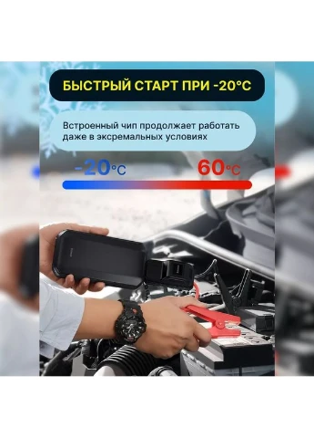 Пусковий автомобільний пристрій, Baseus Jump Starter, Пусковий пристрій Jumpstarter, BSA CAR (395980123)