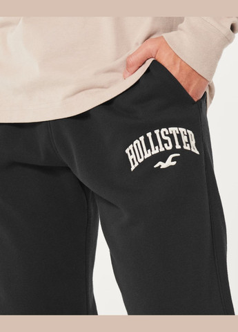 Черные демисезонные брюки Hollister