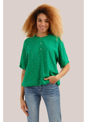 Зеленая летняя блузка s19-14080-500 Finn Flare