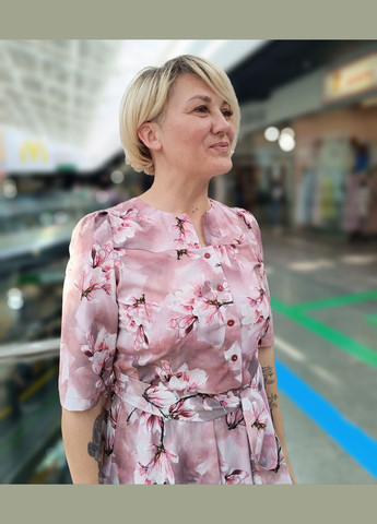 Бордова вечірня максіплаття на ґудзиках 2 Льва