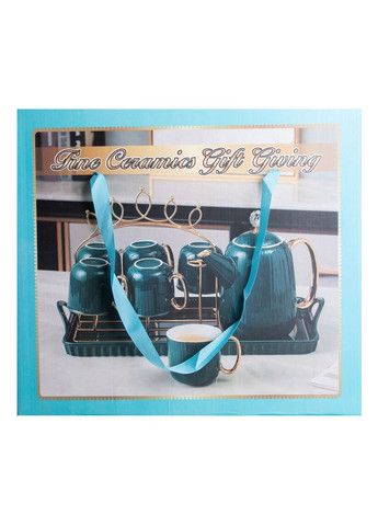 Чайний набір на 6 персон із заварювальним чайником та керамічною підставкою Yiwu (360454660)