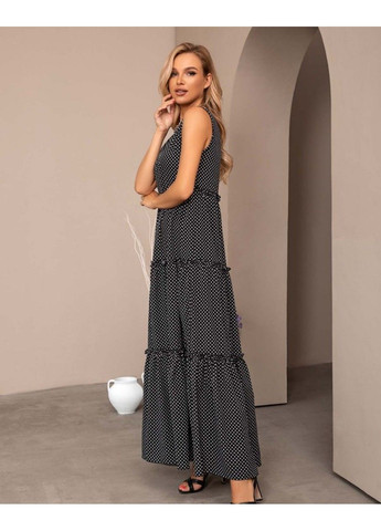 Черное повседневный платье 11733 l черный ISSA PLUS