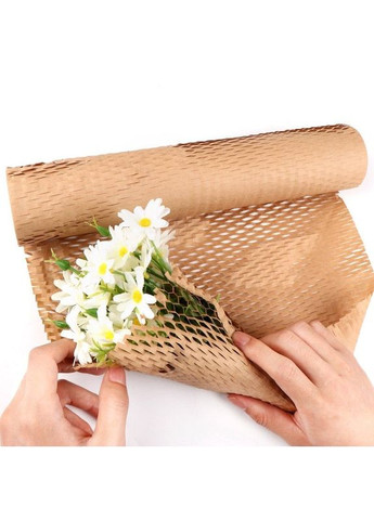 Крафт-папір пакувальний, для подарунків, HP 70 BROWN ширина - 50 см, довжина - 10 метрів MIC (345207018)