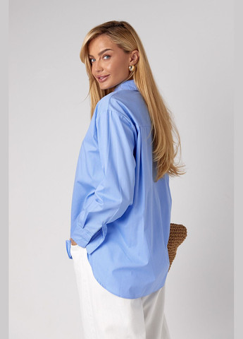 Голубой рубашка Lurex