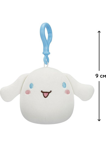 М'яка іграшка-брелок Hello Kitty Синаморол на кліпсі, 9 см () Squishmallows SQSN00272 (328398540)