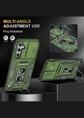 Ударопрочный чехол Camshield Army Ring для Samsung Galaxy S25/S24 Epik (360634402)