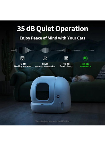Смарт-лоток Pura Max 2 Self-Cleaning Cat Litter Box (P9902) PETKIT (365069171)