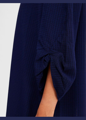 Темно-синя повсякденний, кежуал сукня жіноча Selected Femme в клітинку